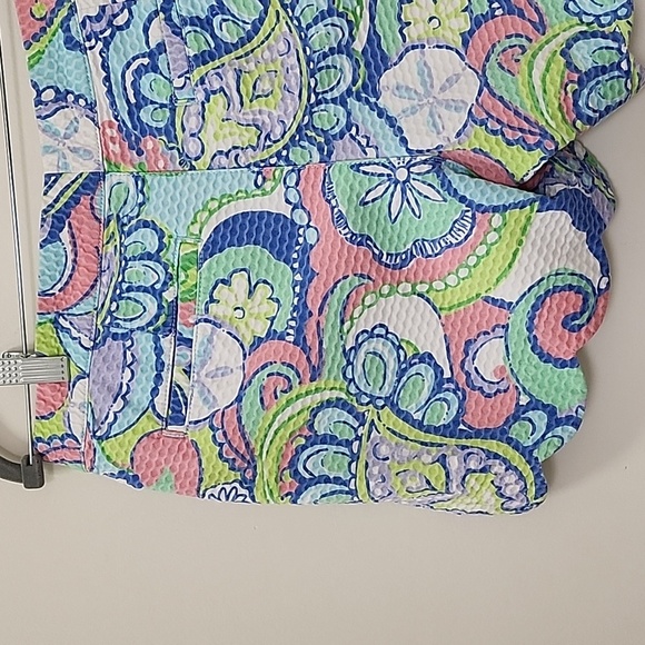 Lilly Pulitzer Coastal  Women's The Butter Cup Short Scallop Size 8 - Picture 11 of 16